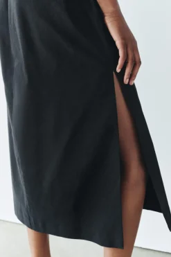 VESTIDO MIDI CUT OUT ZW COLLECTION