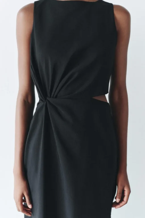 VESTIDO MIDI CUT OUT ZW COLLECTION