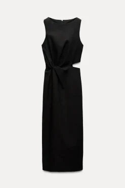 VESTIDO MIDI CUT OUT ZW COLLECTION