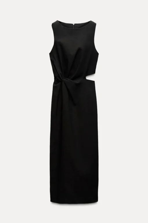 VESTIDO MIDI CUT OUT ZW COLLECTION