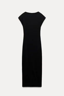 VESTIDO MIDI DRAPEADO