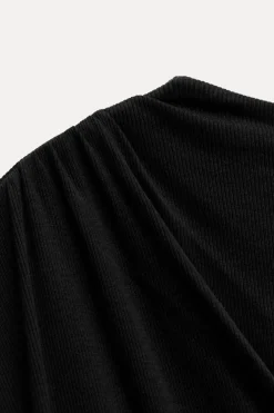 VESTIDO MIDI DRAPEADO