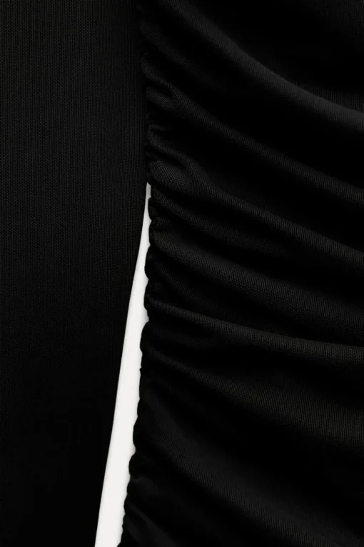 VESTIDO MIDI DRAPEADO