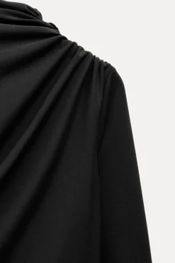 VESTIDO MIDI DRAPEADO