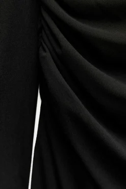 VESTIDO MIDI DRAPEADO