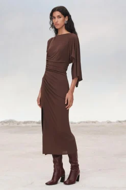 VESTIDO MIDI DRAPEADO LIMITED EDITION