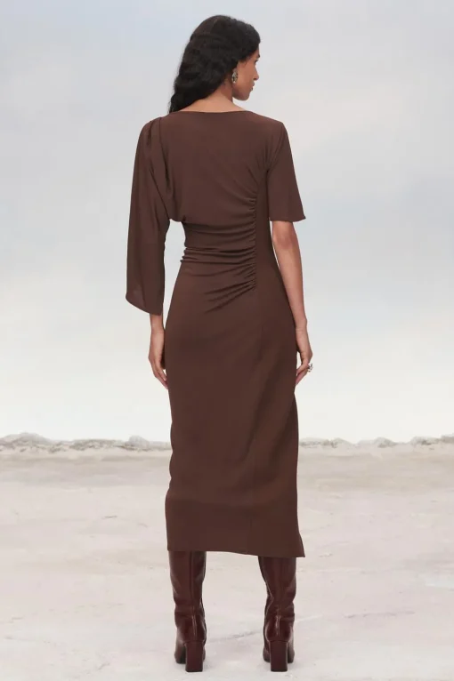 VESTIDO MIDI DRAPEADO LIMITED EDITION
