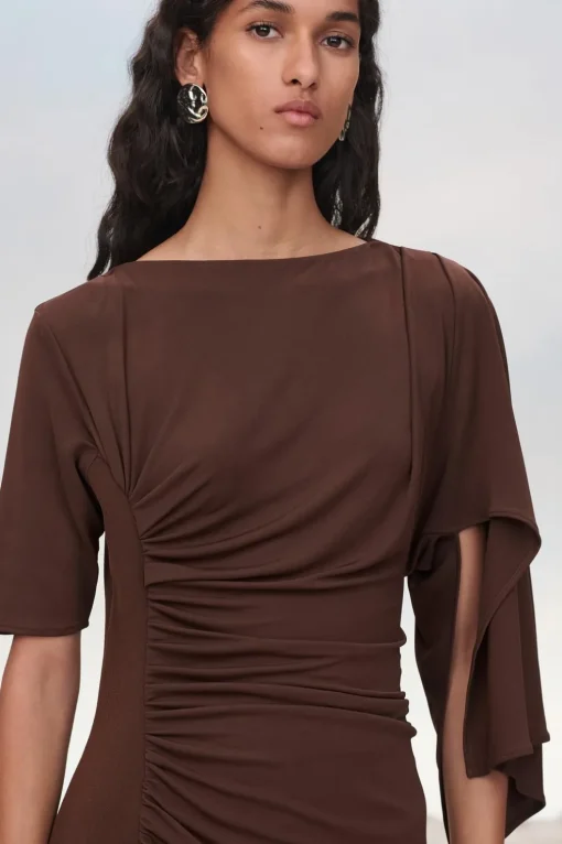 VESTIDO MIDI DRAPEADO LIMITED EDITION