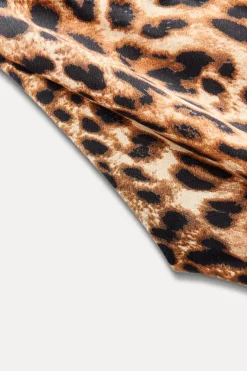 VESTIDO MIDI ESTAMPADO ANIMAL ZW COLLECTION