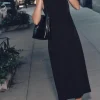 VESTIDO MIDI FRUNCES