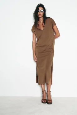 VESTIDO MIDI LAVADO