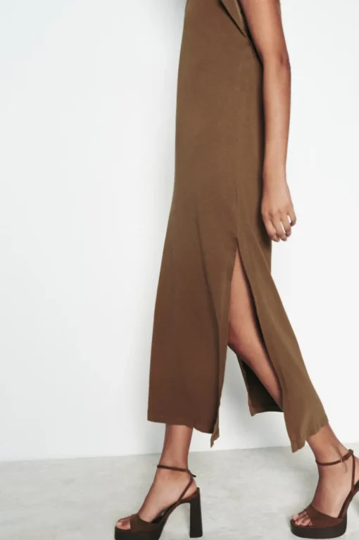 VESTIDO MIDI LAVADO