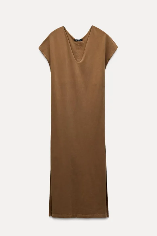 VESTIDO MIDI LAVADO