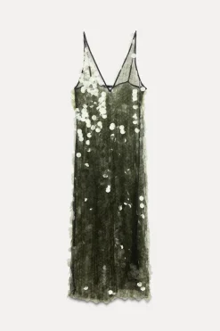 VESTIDO MIDI LENTEJUELAS