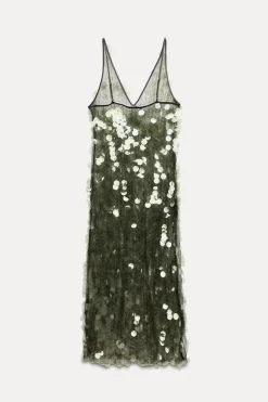 VESTIDO MIDI LENTEJUELAS