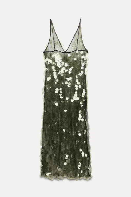 VESTIDO MIDI LENTEJUELAS