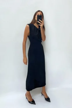 VESTIDO MIDI NUDO
