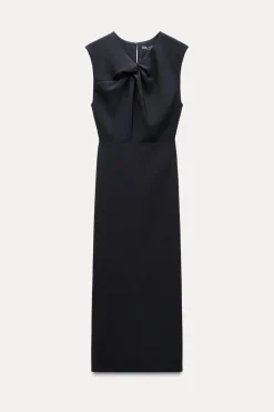 VESTIDO MIDI NUDO