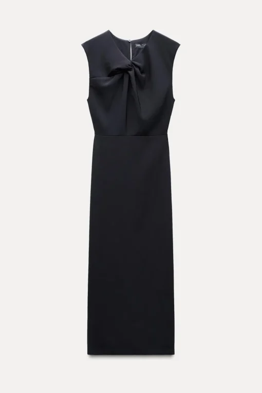 VESTIDO MIDI NUDO