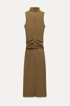 VESTIDO MIDI NUDO LAZADA