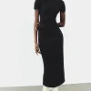 VESTIDO MIDI PUNTO STRETCH
