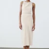 VESTIDO MIDI SATINADO