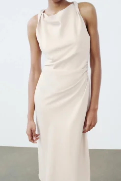 VESTIDO MIDI SATINADO
