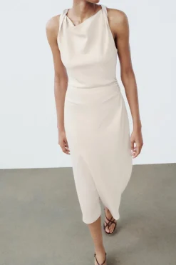 VESTIDO MIDI SATINADO
