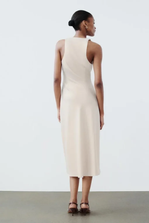 VESTIDO MIDI SATINADO