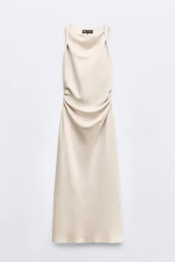 VESTIDO MIDI SATINADO