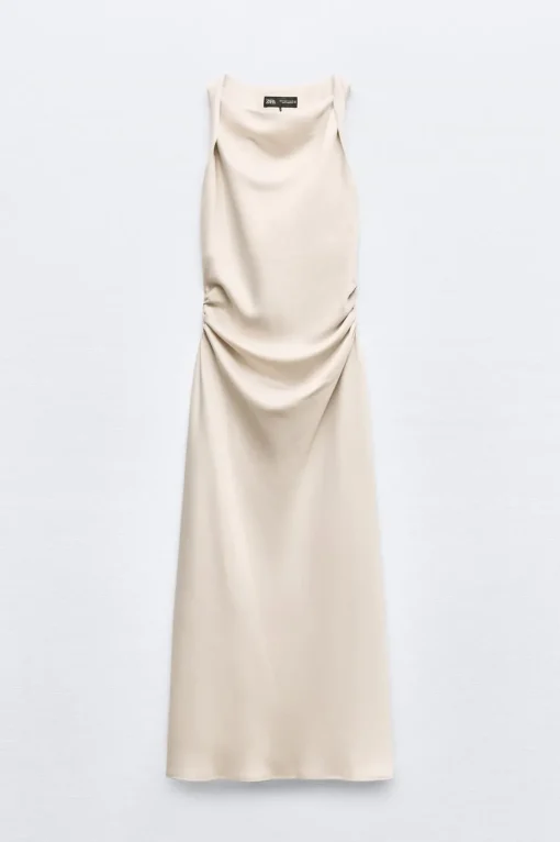 VESTIDO MIDI SATINADO