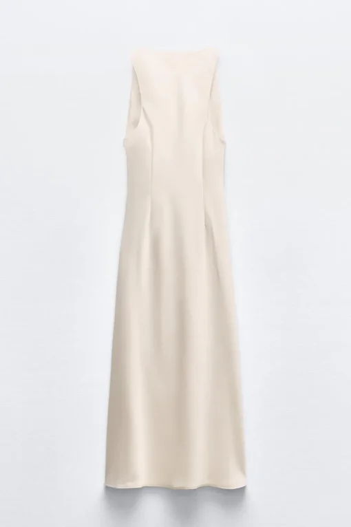 VESTIDO MIDI SATINADO