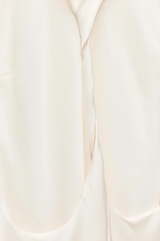 VESTIDO MIDI SATINADO ESPALDA DESCUBIERTA
