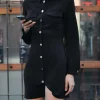 VESTIDO MINI CREPE