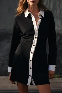 VESTIDO MINI CREPE