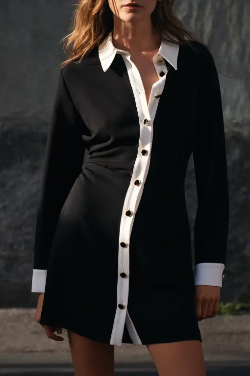 VESTIDO MINI CREPE