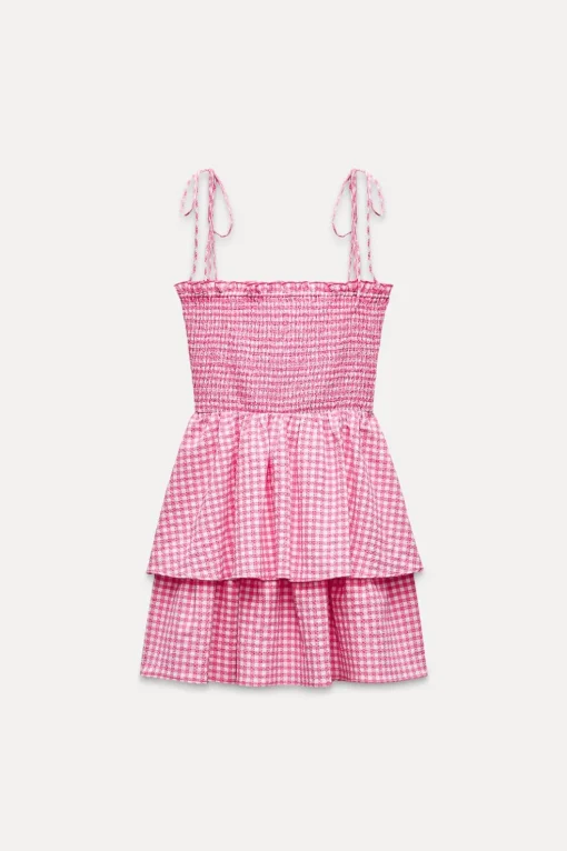 VESTIDO MINI CUADRO VICHY