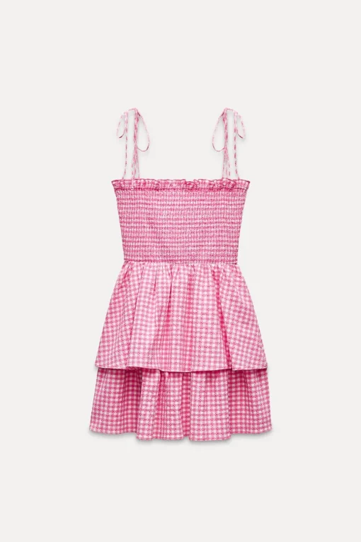 VESTIDO MINI CUADRO VICHY