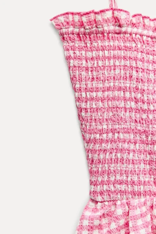 VESTIDO MINI CUADRO VICHY