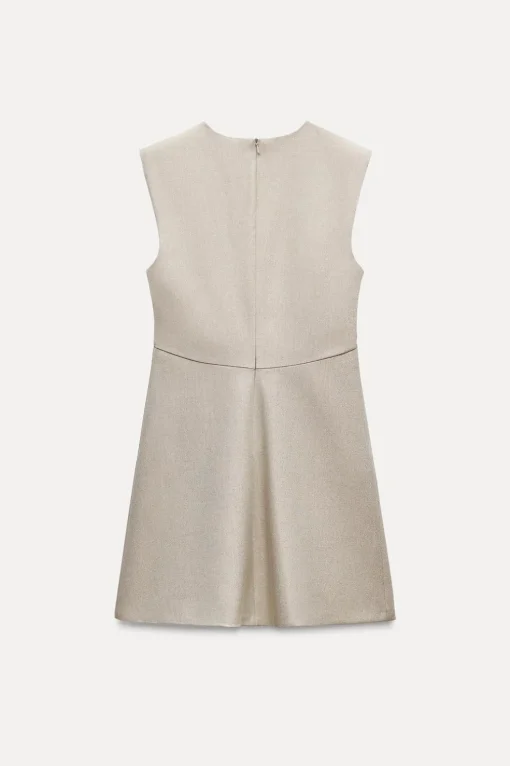 VESTIDO MINI EFECTO BRILLO