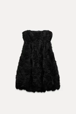 VESTIDO MINI ESTRUCTURA FLOR