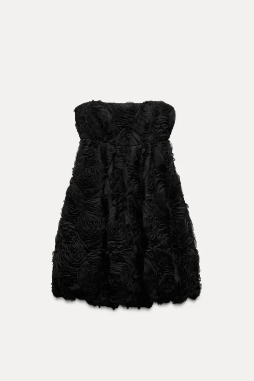 VESTIDO MINI ESTRUCTURA FLOR