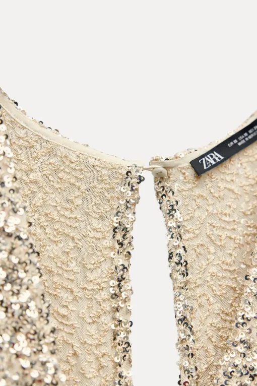 VESTIDO MINI LENTEJUELAS