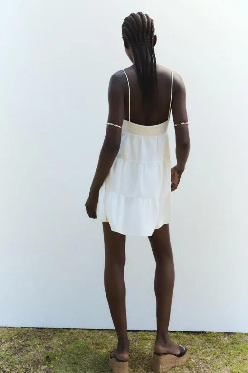 VESTIDO POPELÍN FLORES RELIEVE