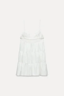 VESTIDO POPELÍN FLORES RELIEVE
