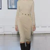VESTIDO RIB CINTURÓN
