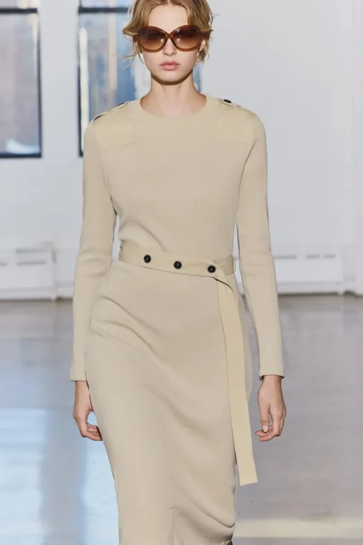 VESTIDO RIB CINTURÓN