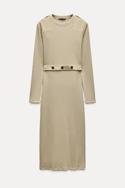 VESTIDO RIB CINTURÓN