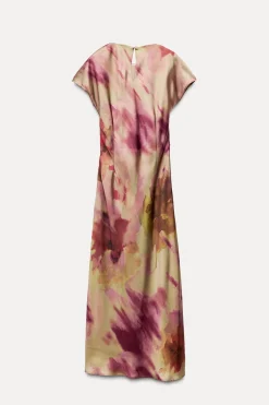 VESTIDO SATINADO ESTAMPADO TIE DYE