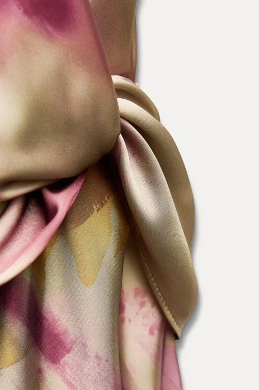 VESTIDO SATINADO ESTAMPADO TIE DYE